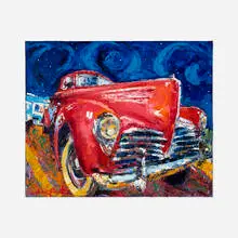 James Michalopoulos, Red Crank, 2005, oil on canvas