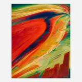 Louise Janin, Envol, 1951, oil on canvas