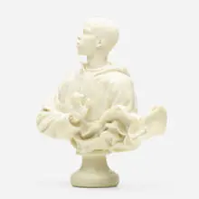 Kehinde Wiley, Louis XVI, The Sun King, 2006, cast marble dust and resin
