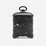 Nogawa, Fine diminutive shakudo jewelry chest