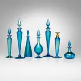 Collection of seven perfume bottles by Alexander Joseph von Steuben, sold Oct 2023