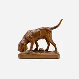 Black Forest, Pointer Dog sculpture, c. 1890, carved and varnished wood