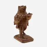 Black Forest, Fiddler Bear Begging for Money hinged box
