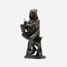 Friedrich Beer, Scribe, bronze
