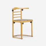 Josef Hoffmann, Fledermaus chair, model 728, beech, lacquered wood, upholstery