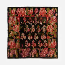 Ukrainian, Pile carpet, c. 1890, hand-knotted wool