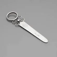 Andrew Barrett & Sons, Edwardian letter opener, silver