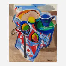 Ben Benn, Still Life, 1948, oil on canvas