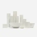 Cuno Fischer, collection of eleven vessels, c. 1962, porcelain