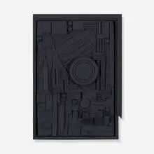 City-Sunscape by Louise Nevelson, 1979, painted polyester resin, sold Feb 2014