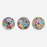 Flower Ball (collection of three works) by Takashi Murakami, 2011, offset lithograph on paper, sold Feb 2014
