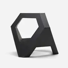 Tony Smith, Model for Generation, 1958, painted foam core