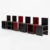 Donald Judd, set of six chairs