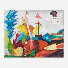 Lucebert, Untitled, 1971, oil on canvas