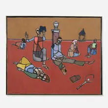 Robert Gwathmey, Nobody Listens, 1979, oil on canvas