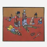 Robert Gwathmey, Nobody Listens, 1979, oil on canvas