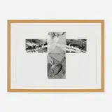 John Baldessari, The Intersection Series: Column of Cowboys/Woman Pouring Peas
