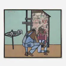 Robert Gwathmey, Drought, 1979, oil on canvas