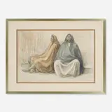 Francisco Zúñiga, Untitled (Two Seated Women)