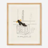 Ray Johnson, The Marcel Duchamp Club, c. 1973, ink on paper with collage