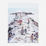 Massimo Vitali, MadiMa Wave Verticale (from the Landscapes with Figures portfolio), 2006, offset lithograph on 300g Consort Royale paper