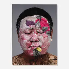 Huang Yan, Selt-Portrait, 2008, screenprint and pochoir on paper