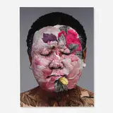 Huang Yan, Selt-Portrait, 2008, screenprint and pochoir on paper