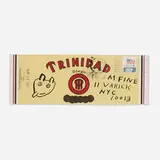 Ray Johnson, Untitled (Trinidad Cigar Box), 1973, ink on cardstock