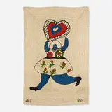 Untitled by Niki de Saint Phalle, 1980, woven jute, sold Feb 2014