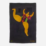 Untitled by Niki de Saint Phalle, 1980, woven jute, sold Feb 2014