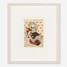 Untitled (Rubber Ducky Collection) by Ray Johnson, c. 1973, ink on paper, sold Feb 2014