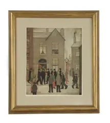 L. S. Lowry, Untitled, bearing a signature and numbered 6/850 in blue pencil