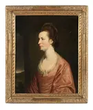 Joshua Reynolds, Portrait of Lady Dorothea Eden, née Johnson, half-length, in a pink dress, oil on canvas