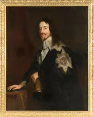Anthony van Dyck, Portrait of Charles I, oil on canvas