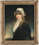 John Westbrooke Chandler, Portrait of Mrs George Horsley (Charlotte Mary Talbot), oil on canvas