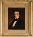 British School, Portrait of a gentleman, half-length, oil on canvas
