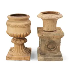 Large Terra Cotta Flower Pot, France, 19th century,