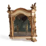 late 18th century, by Italian Paint Giltwood Reliquary, sold Jul 2023
