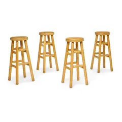 Roy McMakin, Custom Set of Four Stools, , maple