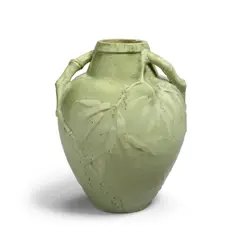 Edmond Lachenal, Vase, glazed stoneware, signed in the glaze 'LACHENAL' and further initialed and dated 'EL 1893' further marked 'gbre' and stamped 'LACHENAL'