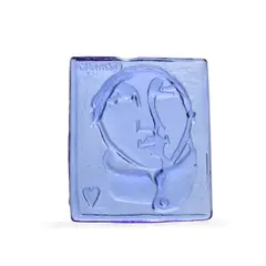 Four Tiles by Max Ernst, for Fucina degli Angeli, cast glass, impressed 'M, offered May 2023