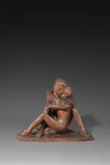 Lili Gräf, Liebespaar, Um 1930, Holz