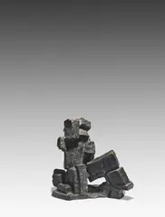 Fritz Wotruba, Figur“ (Entwurf 2), 1963, Bronze mit schwarzbrauner Patina