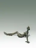 Rainer Fetting, Mermaid, 1989, Bronze, bemalt