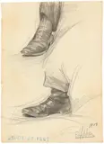 Edward Hopper, STUDY OF FEET