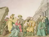 Werner Tübke, Ständchen im Freien