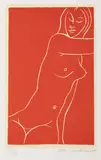 Ota Janeček, Girl Nude (Red)