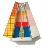 Robert Rauschenberg, Publicon Station I (from Publicons), 1978, Sculpture composed of wood coated with nitrocellulose lacquer, collaged silk and cotton fabrics, gold-leafed paddle, and baked epoxy enamel over polished aluminum with light bulbs and Plexiglas