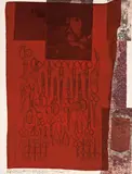 More Distant Visible Part of the Sea (from Suite of Nine Prints) by Robert Rauschenberg, 1979, Offset color lithograph on wove paper, sold May 2013