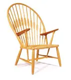 Peacock Chair by Hans J. Wegner, 1947, Ash and teak, sold May 2013